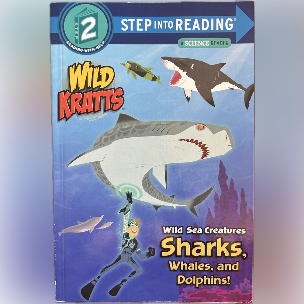 BUNDLE & SAVE🦈 Wild Kratts: Sharks, Whales, and Dolphins Level 2 Reader